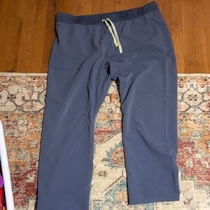 Figs Women’s  Navy Joggers with Olive Drawstring